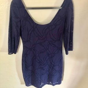Guess Navy blue dress